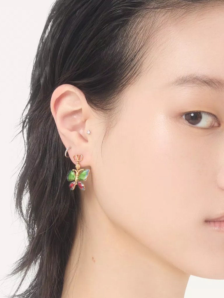 Vouloirvoler Metal And Enamel Earrings 322$